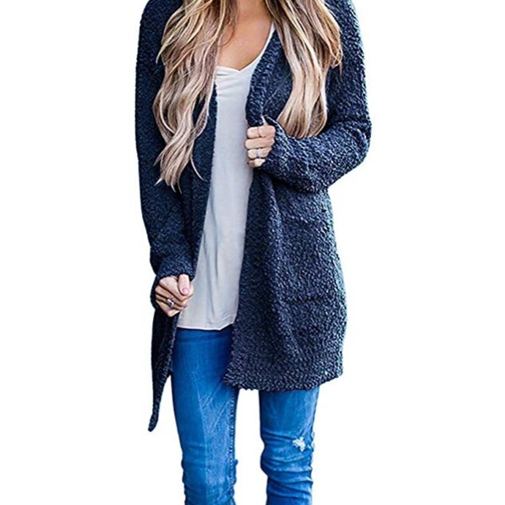 Comfy navy blue cardigan